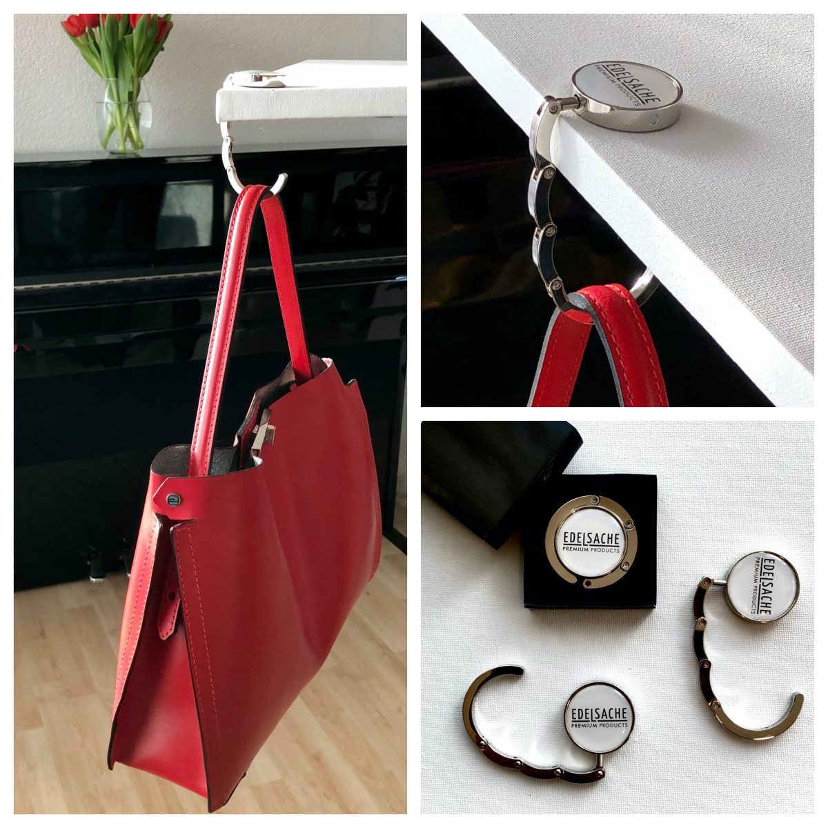 EDELSACHE Handtaschen- und Jackenhalter – Bild 1