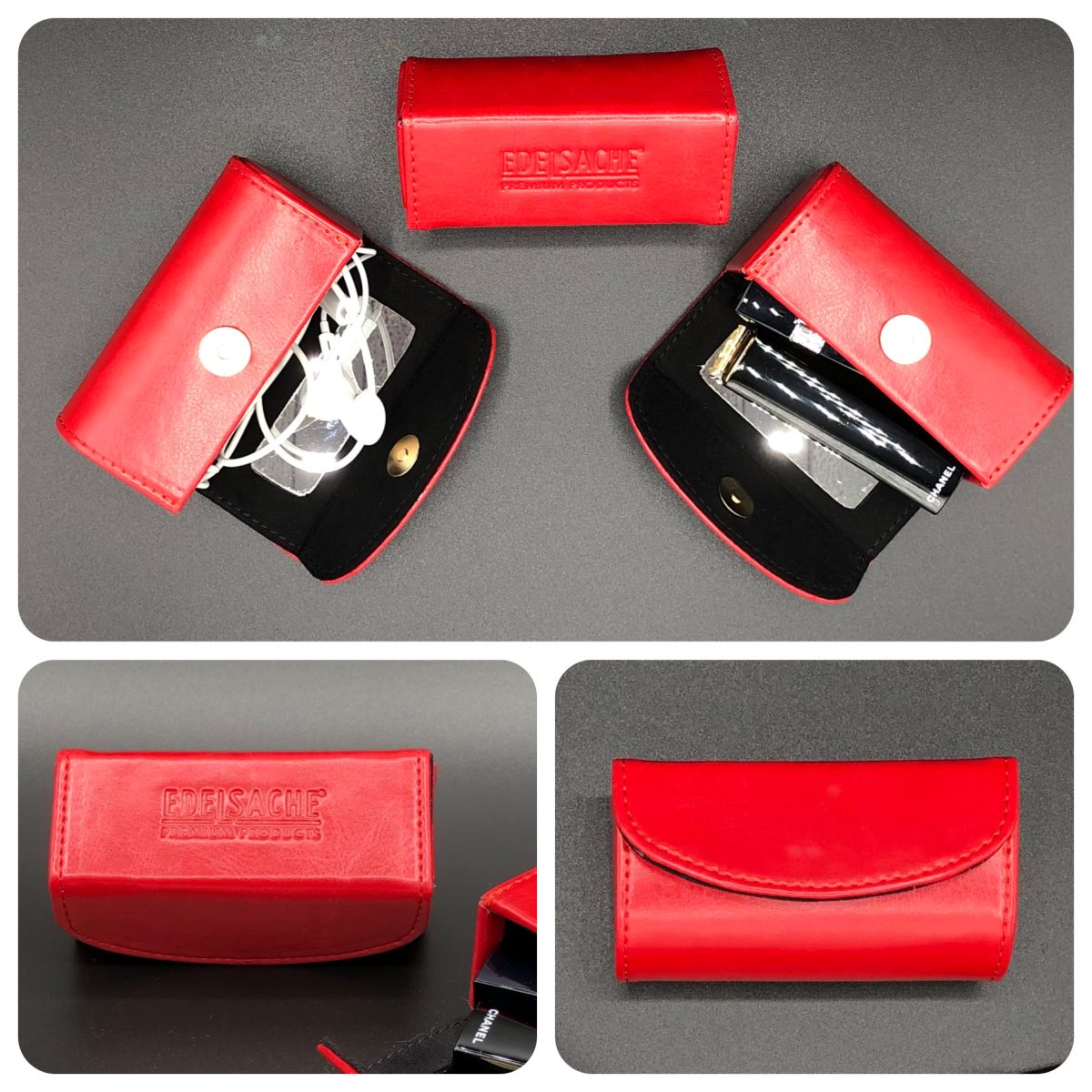 EDELSACHE Mini-Etui mit Spiegel – Bild 2